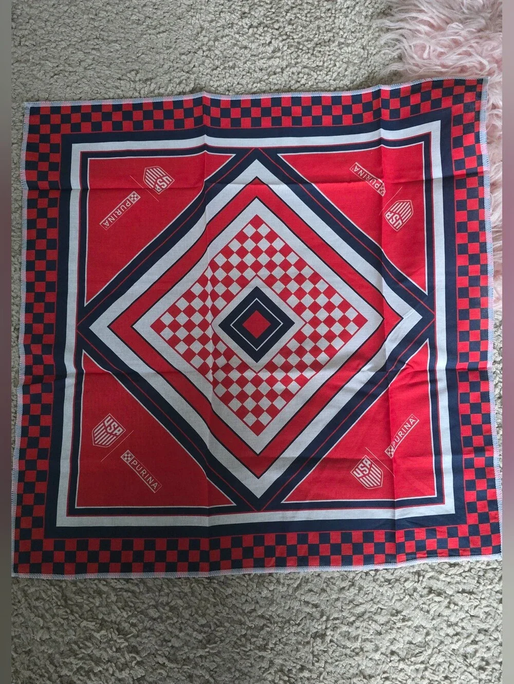 Purina US Official Soccer Bandana 2026. New